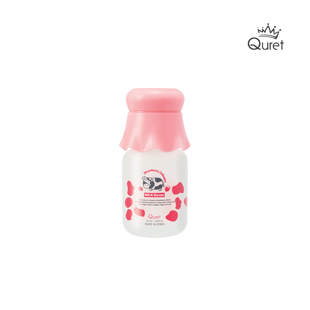 Quret Strawberry Collagen Milk Serum