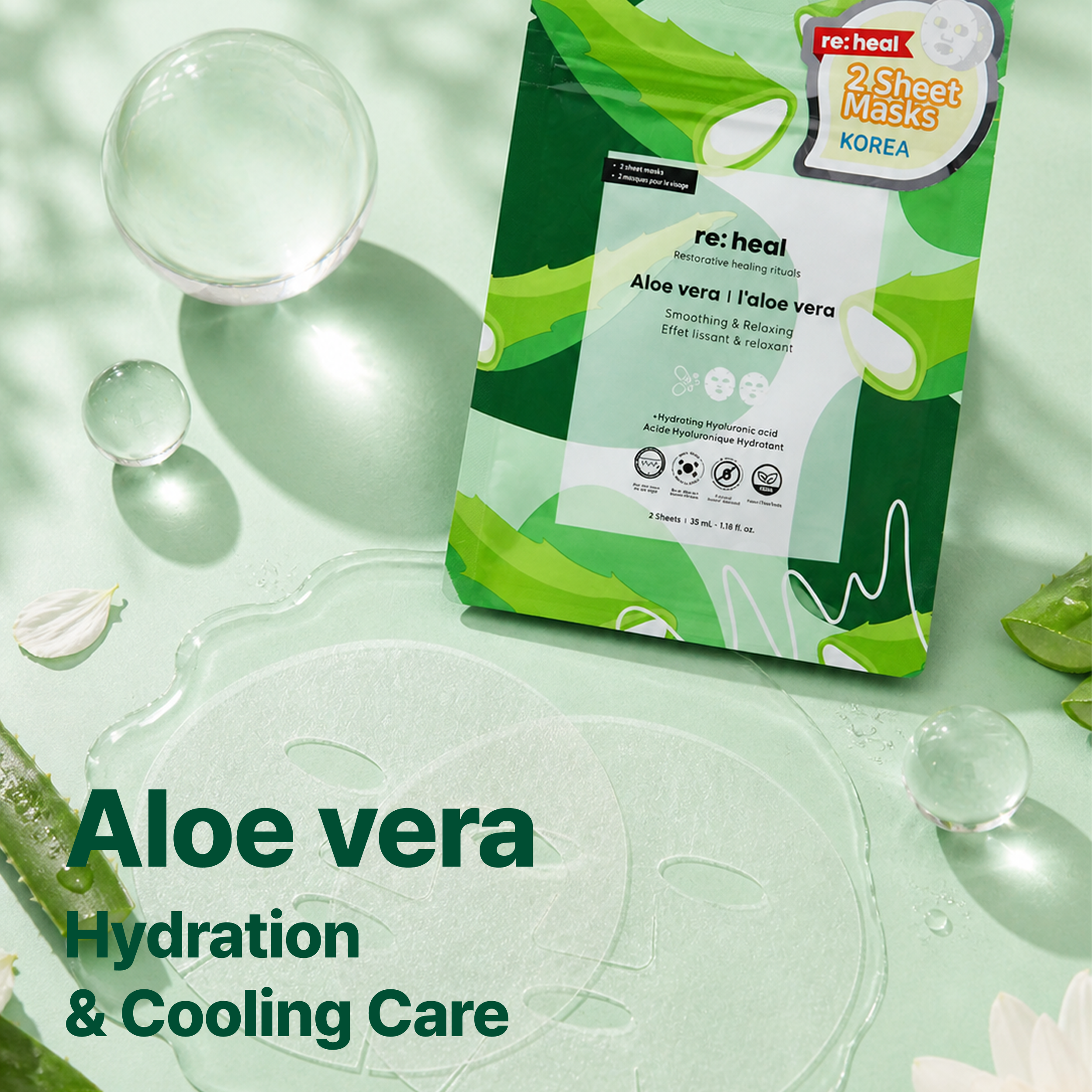 2-sheet face mask series 10types