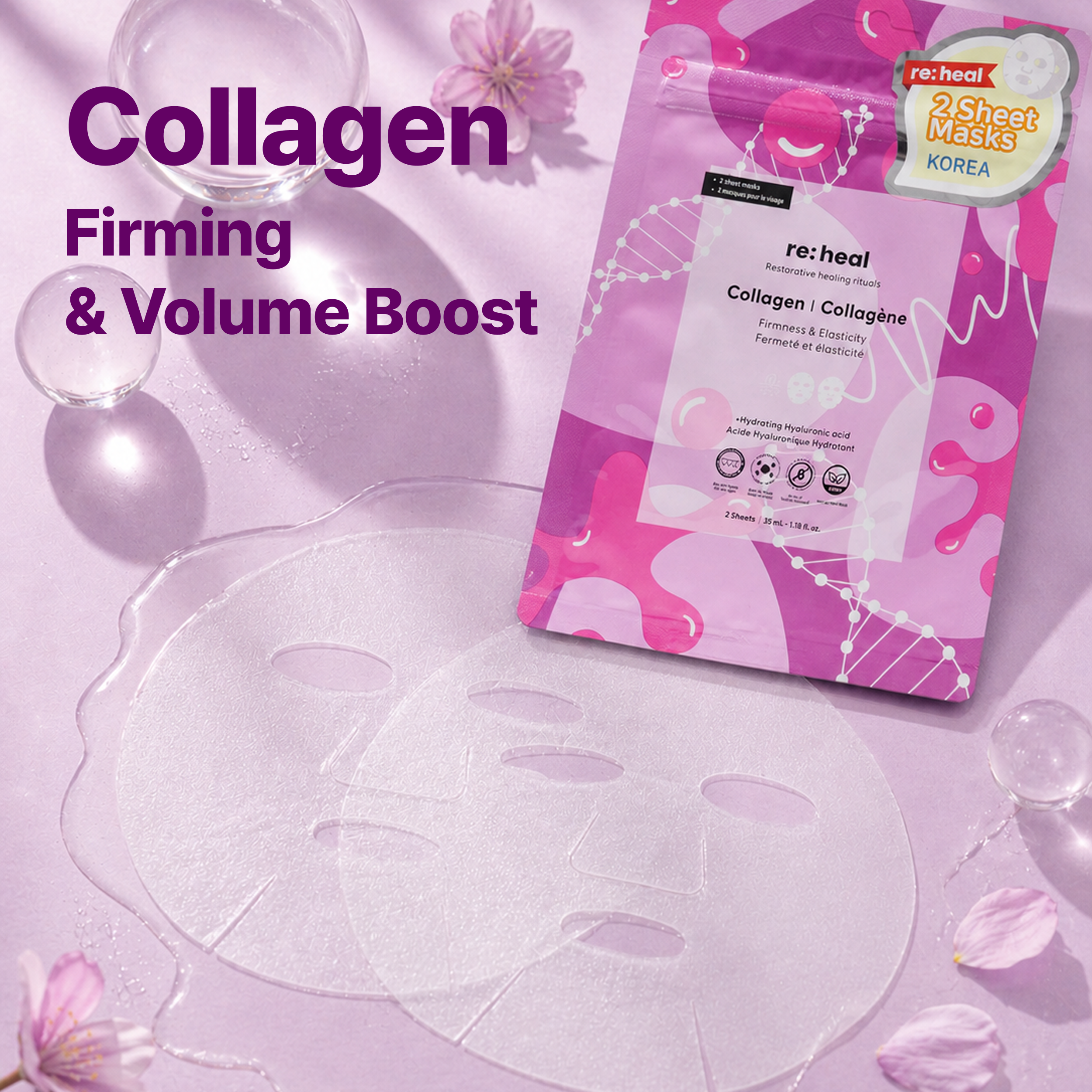 2-sheet face mask series 10types