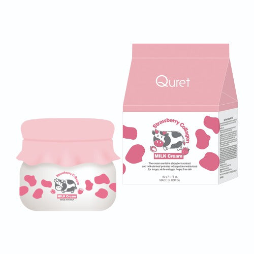 Quret Strawberry Collagen Milk Cream