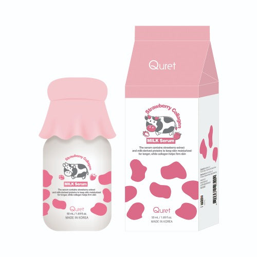 Quret Strawberry Collagen Milk Serum