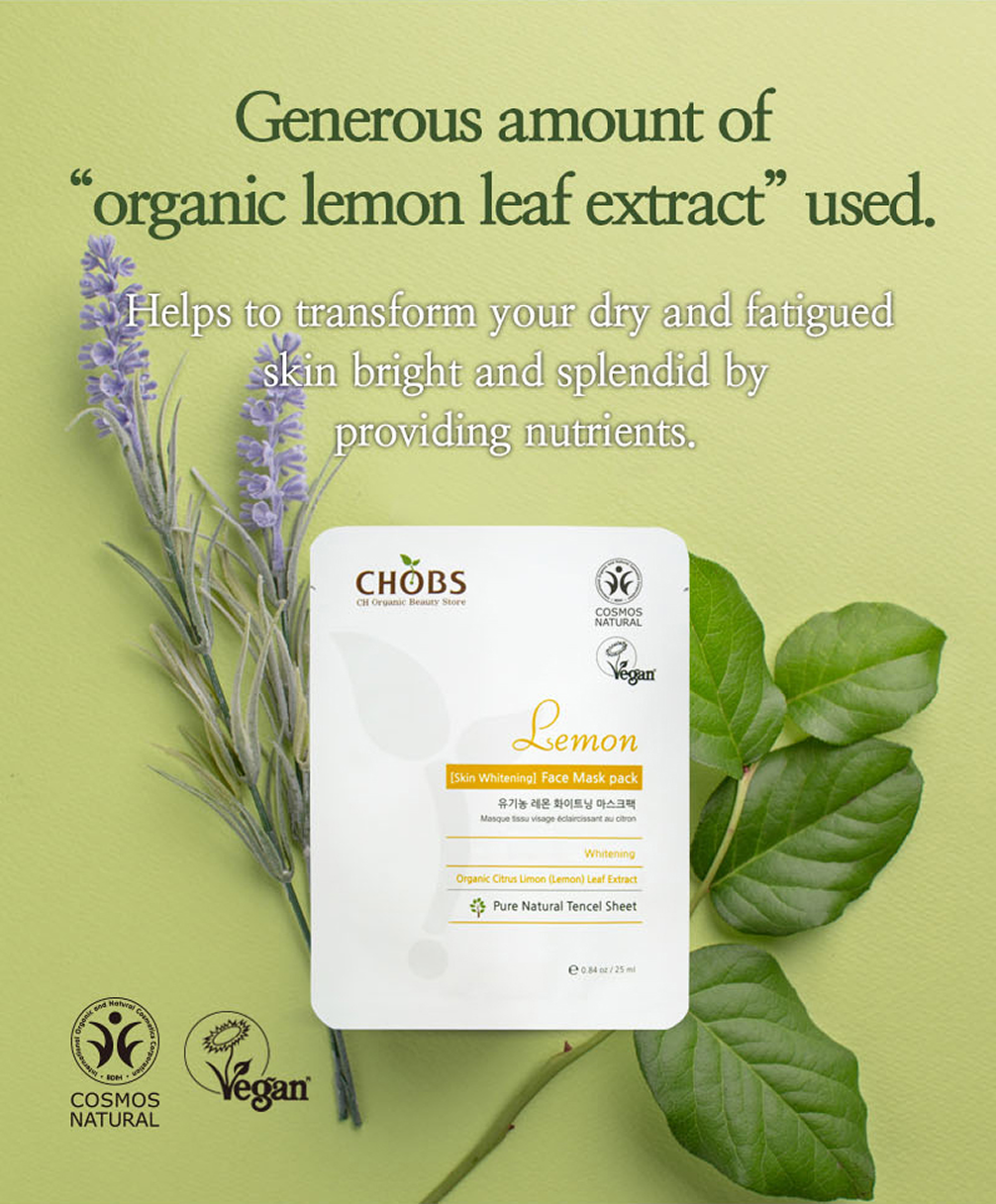 [Chops] Organic Mask Pack Bundle(6 Masks)